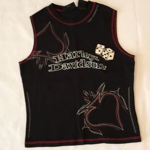 Harley Davidson crop top tank top.